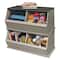 Badger Basket 2 Bin Stackable Storage Cubby